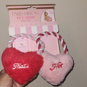 Paris Hilton Heart Dog Toy Set